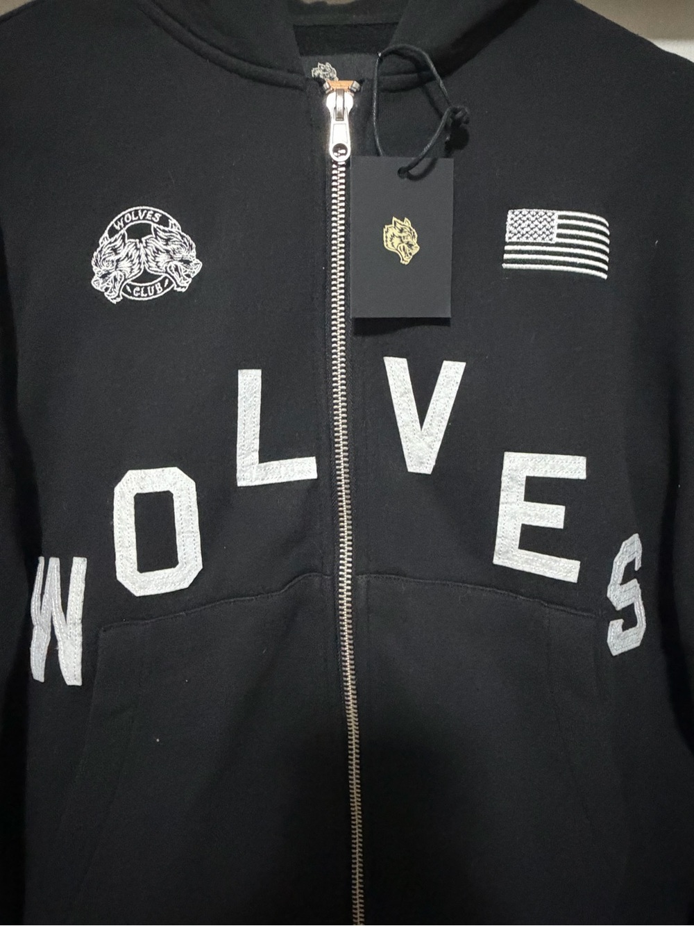 Darc Sport WOLVES Pyramid Darco Double Zip Hoodie - Picture 3 of 4